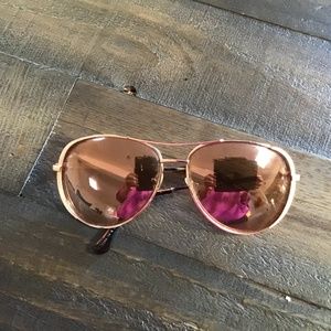 Knock offs, rose colored frames and lenses